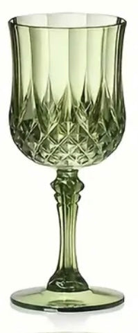 כוס יין -זכוכית ירוק