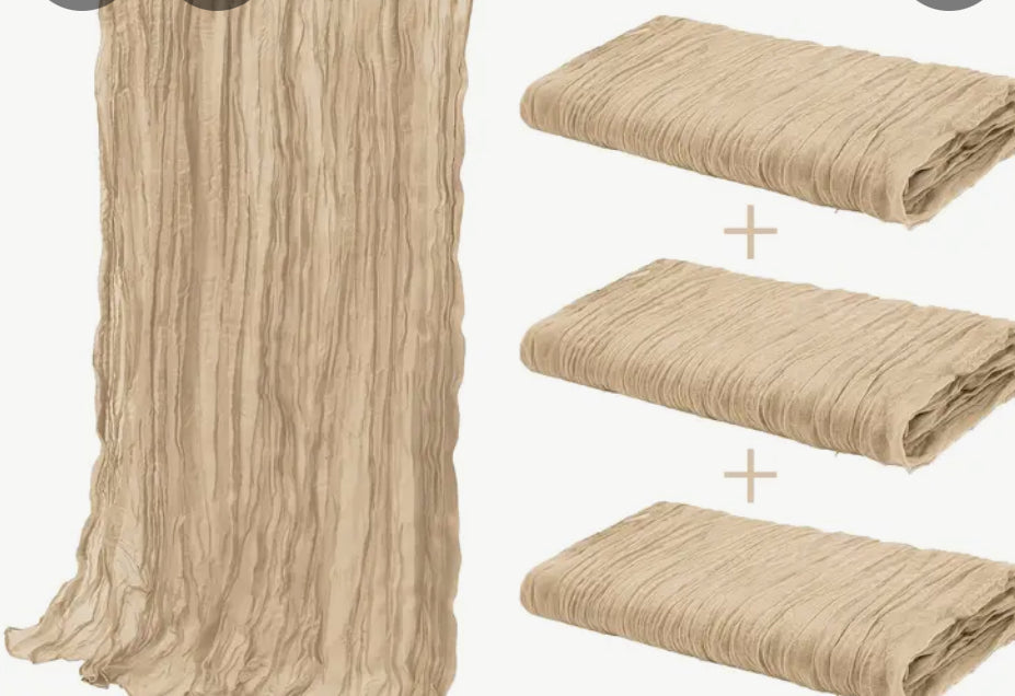 רנר לשולחן צבע שמפניה